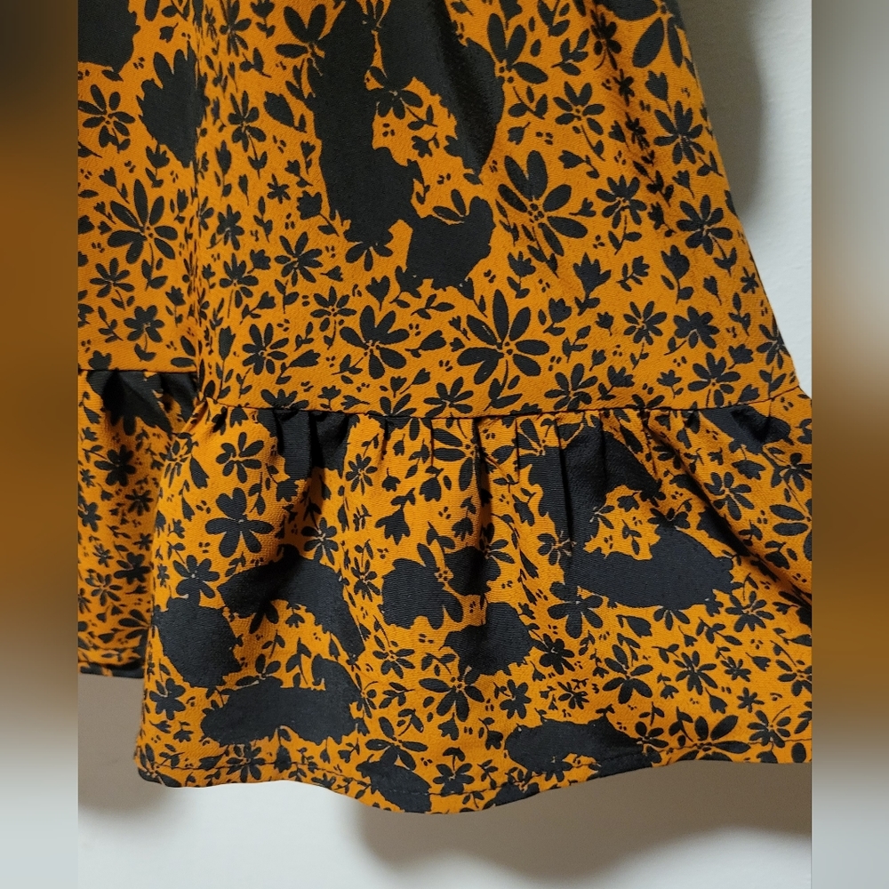 Topshop Ruffle Yoke Mini Dress - Picture 11 of 13
